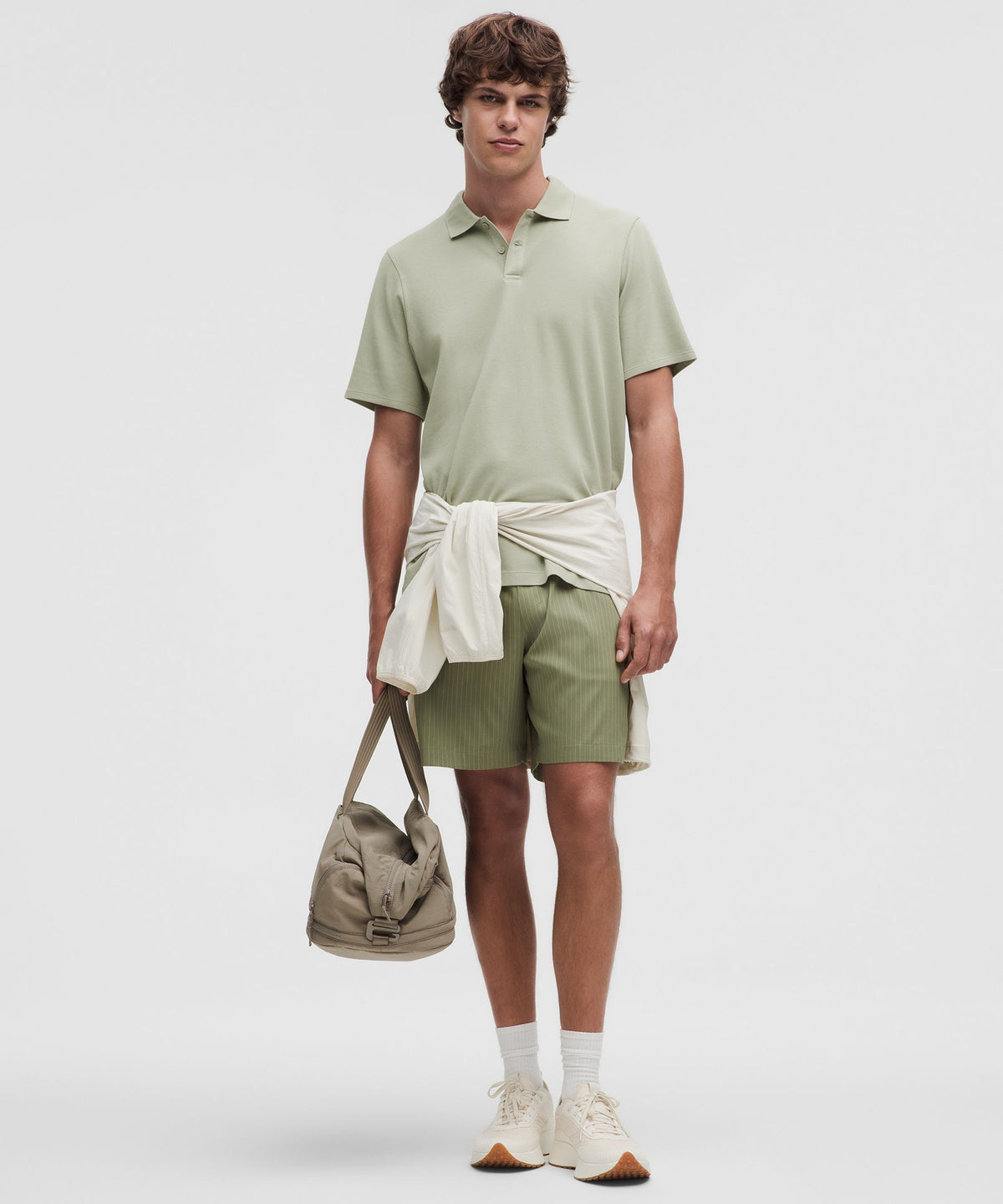 Cotton-Blend Pique Short-Sleeve Polo Shirt