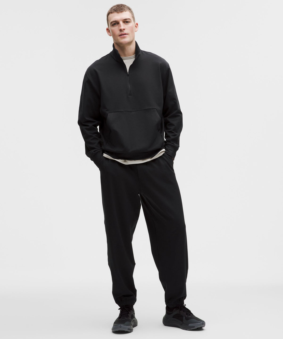 Heavyweight Soft Jersey Half Zip
