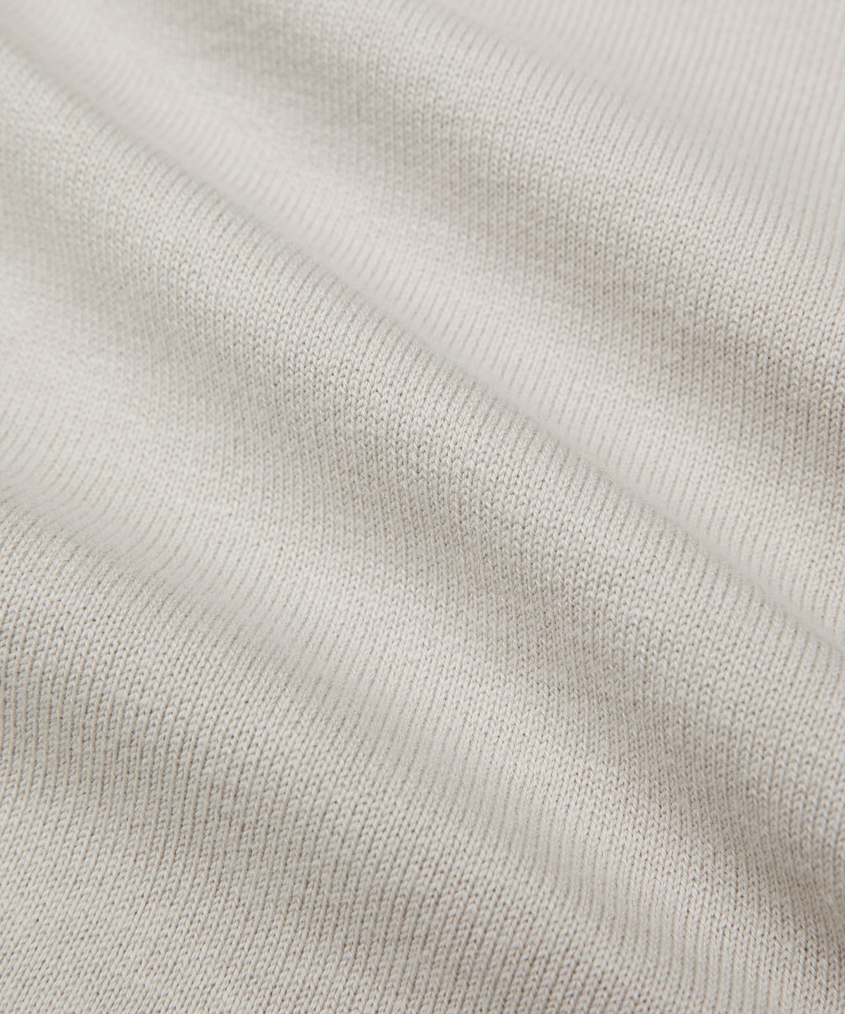 Cotton-Blend Knit Long-Sleeve Crewneck Sweater