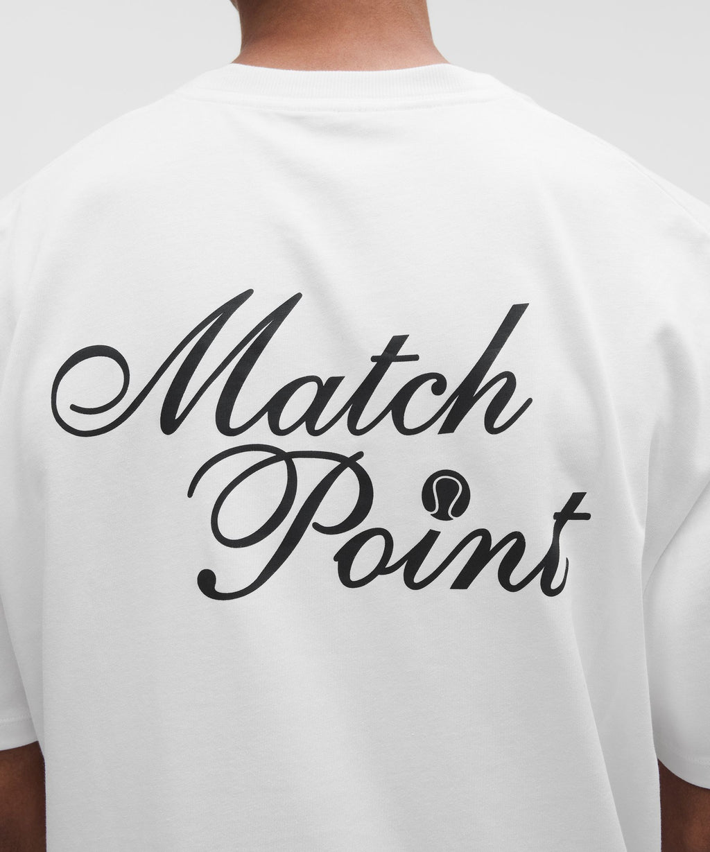 Heavyweight Cotton Jersey T-ShirtTennis Graphic
