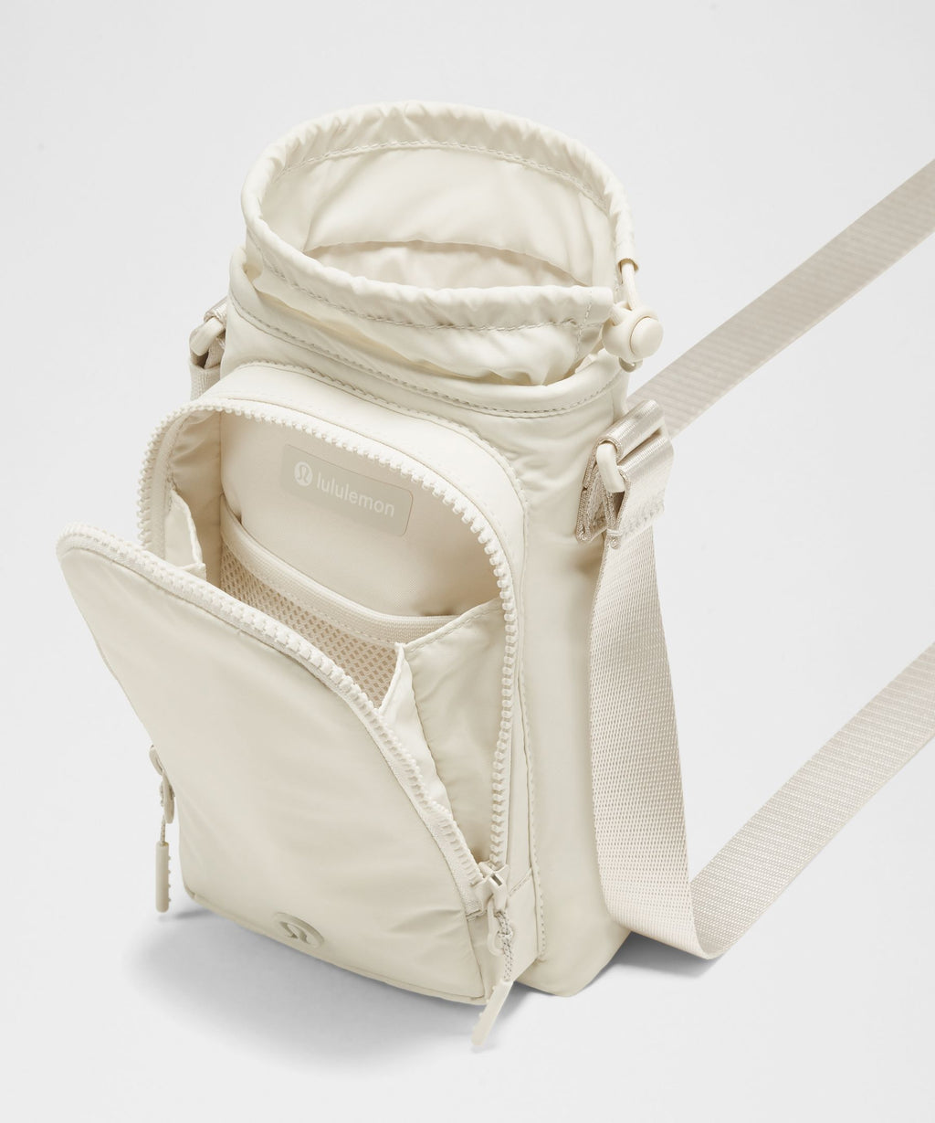 Water Bottle Crossbody with Front Pocket 2L