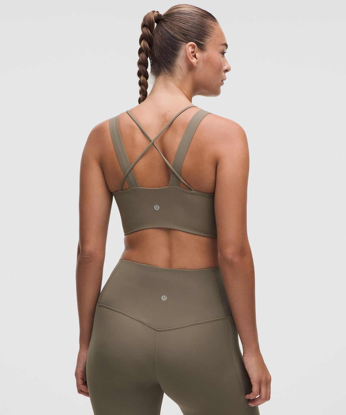 Like a Cloud Ribbed Longline BraLight Support, D/DD Cup