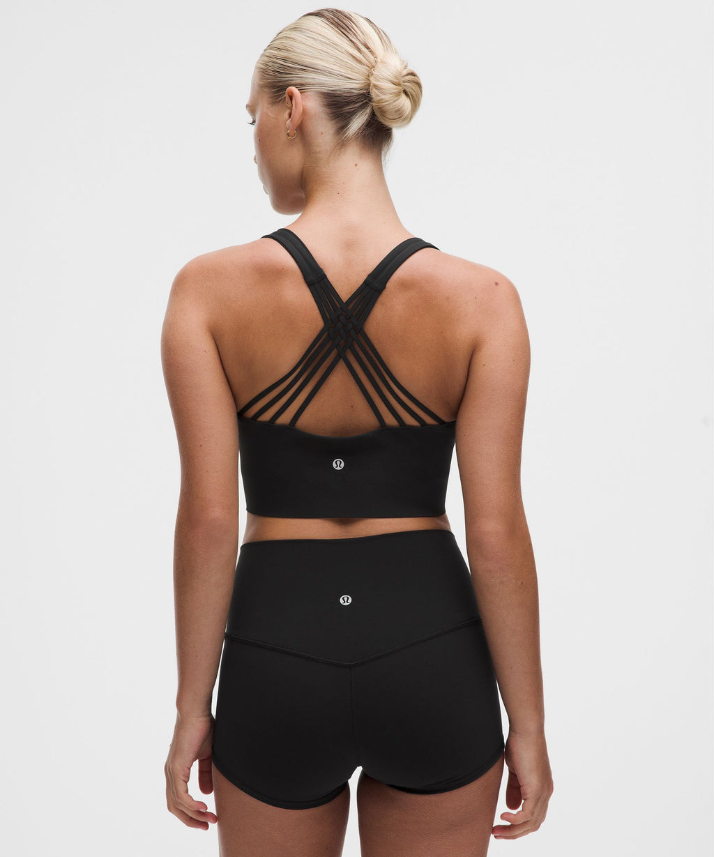 FlexyFlex Strappy Longline Yoga BraLight Support, D–DDD Cups