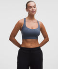FlexyFlex Strappy Longline Yoga BraLight Support, D–DDD Cups
