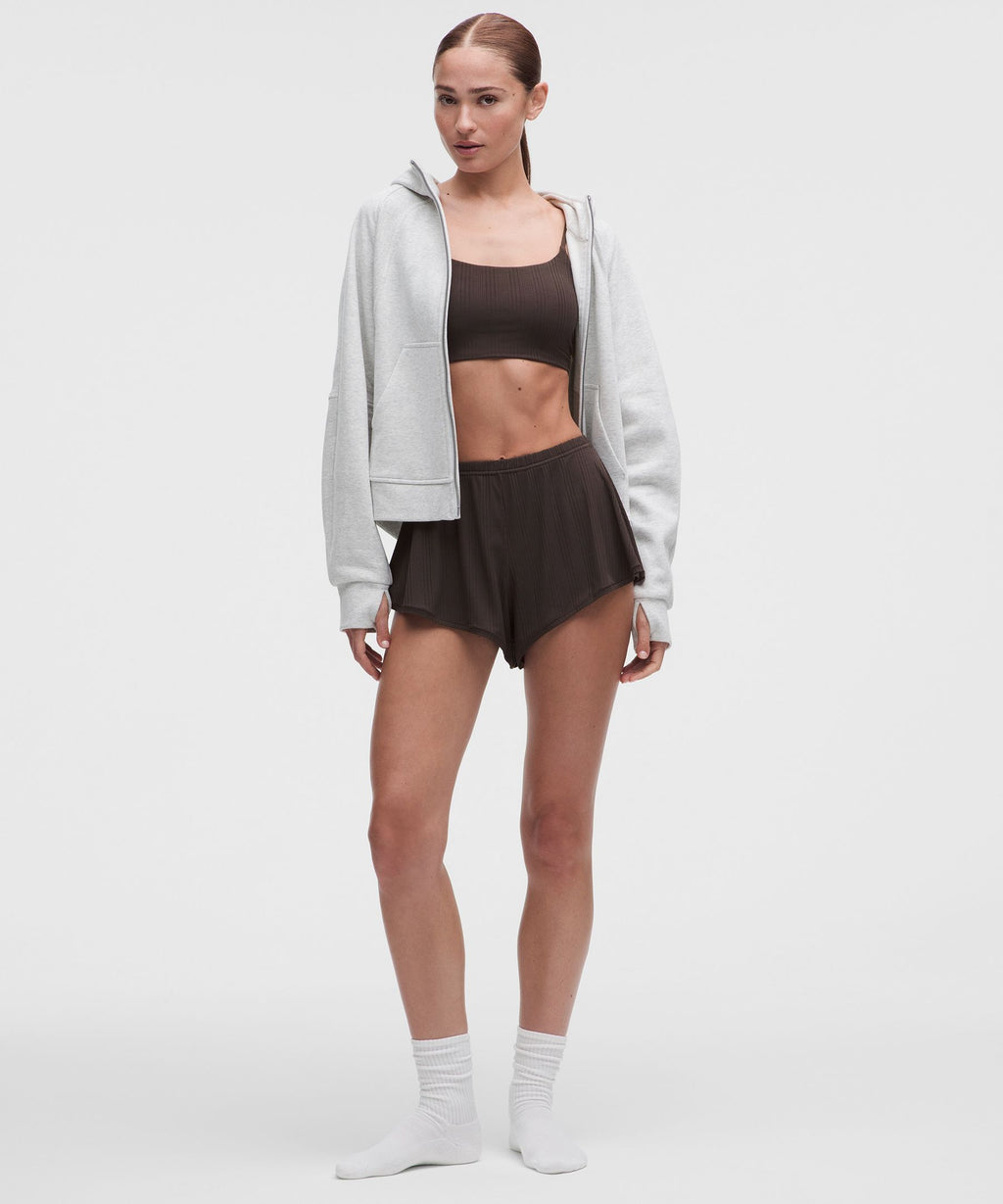 UnderEase Cami Strap Ribbed Longline Bralette A–C Cups
