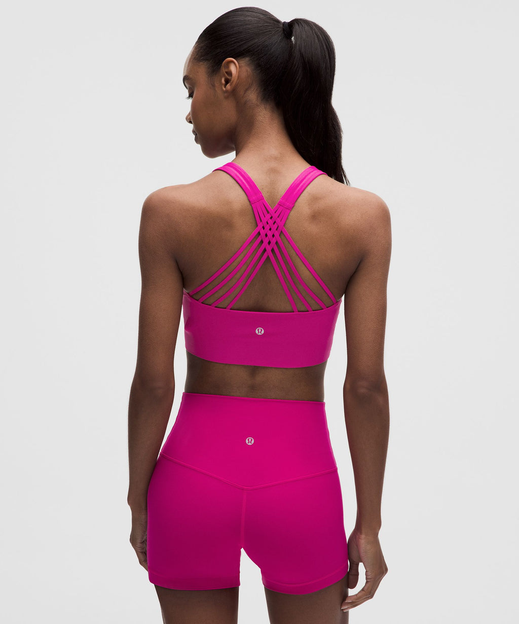 FlexyFlex Strappy Longline Yoga BraLight Support, A–C Cups