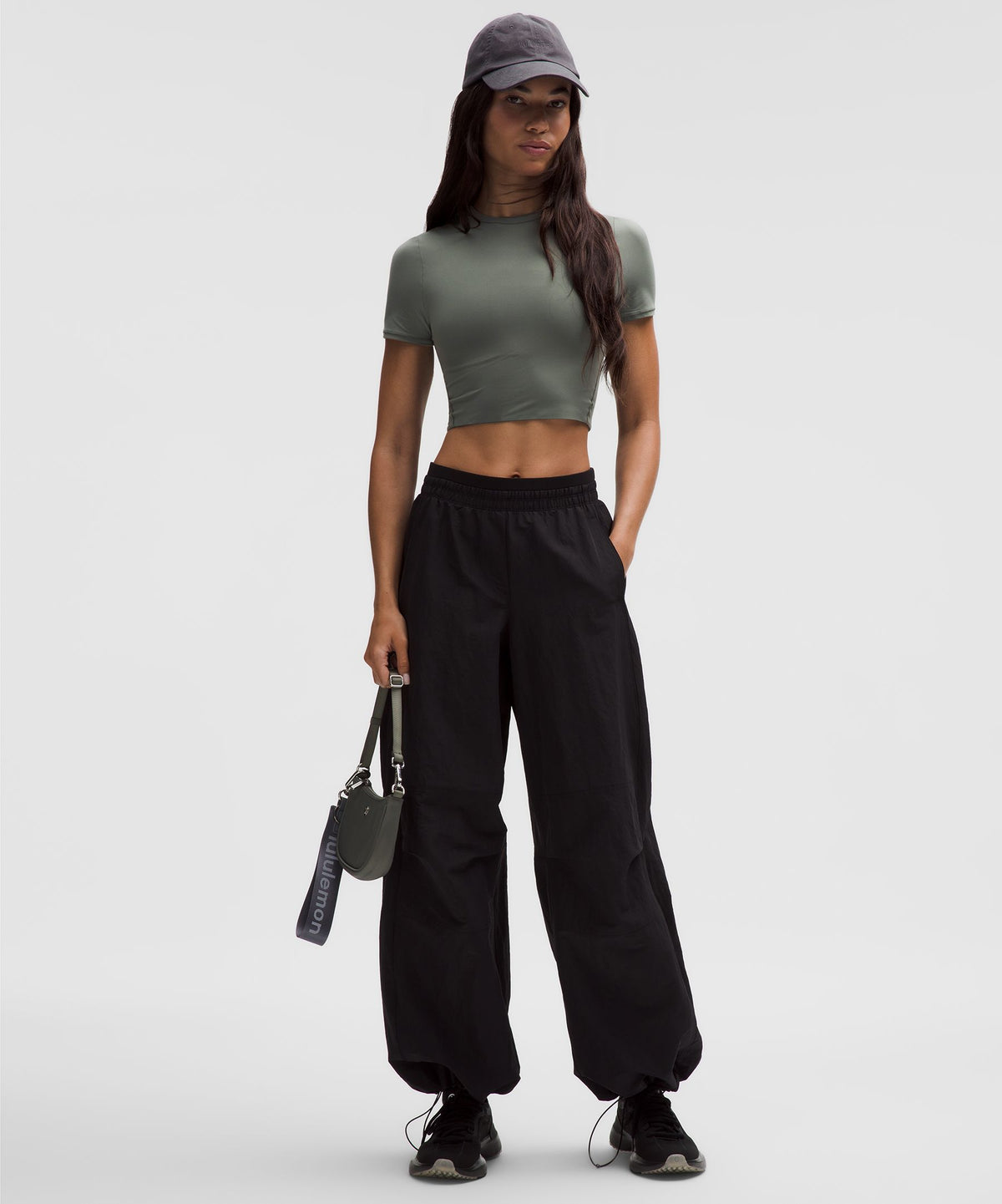Wundermost Ultra-Soft Nulu Crewneck Cropped T-Shirt