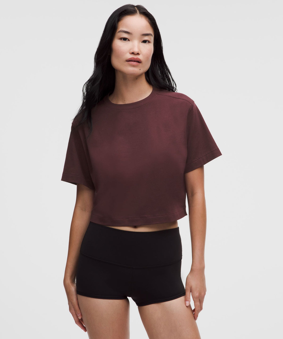All Yours Organic Cotton-Blend Cropped T-Shirt