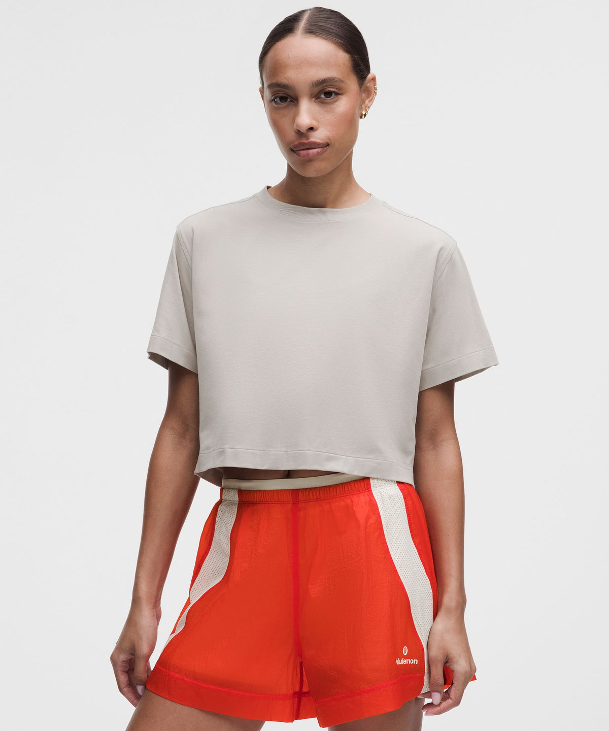 All Yours Organic Cotton-Blend Cropped T-Shirt