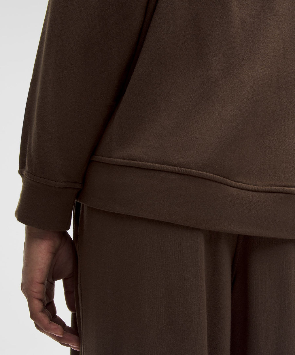 BeCalm Oversized Boatneck Long-Sleeve Shirt