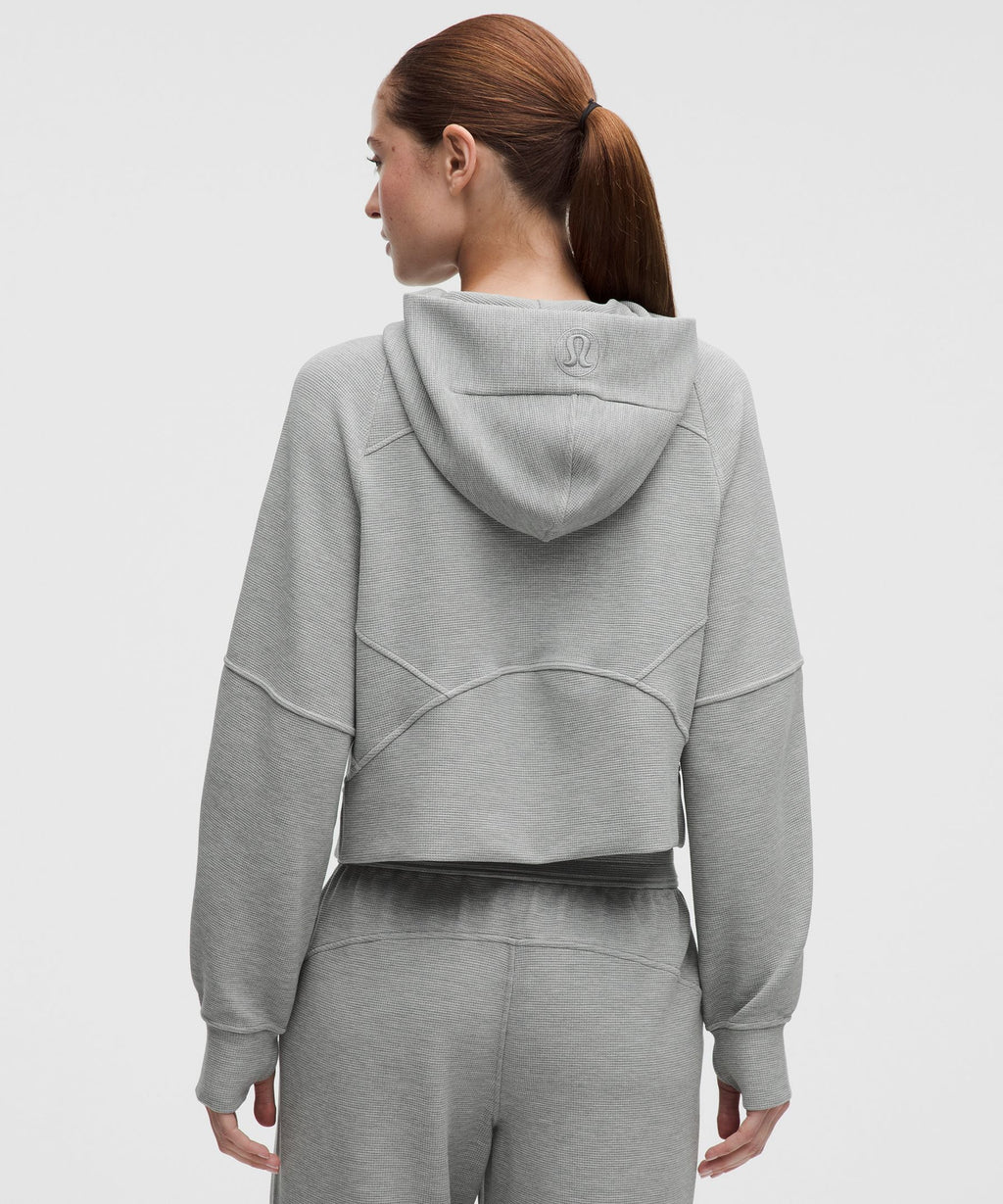 Scuba Oversized Full-Zip HoodieWaffle