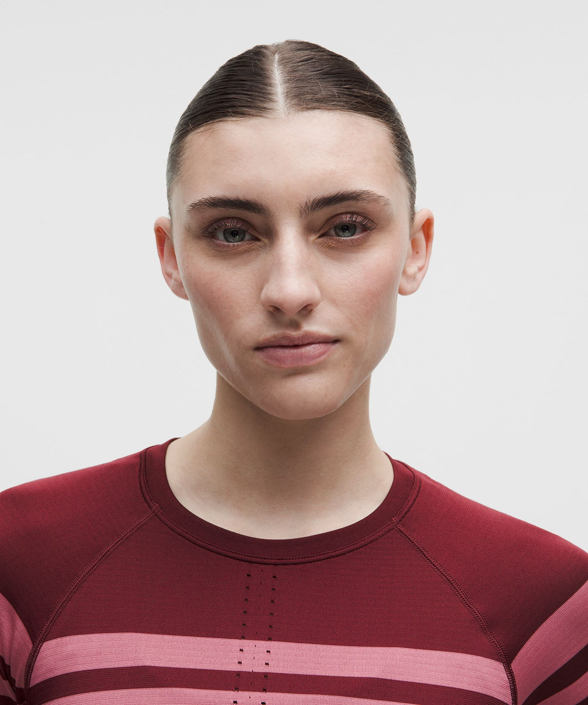 Swiftly Tech Cropped Long-Sleeve Shirt 2.0Stripe
