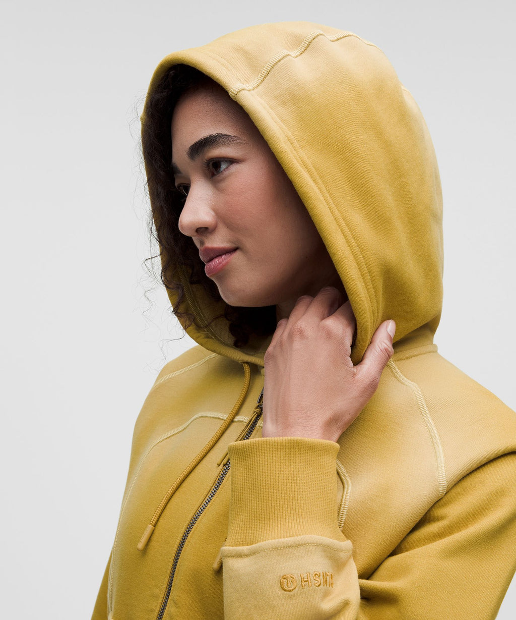 Faded French Terry Full-Zip HoodieSLNSH Collection