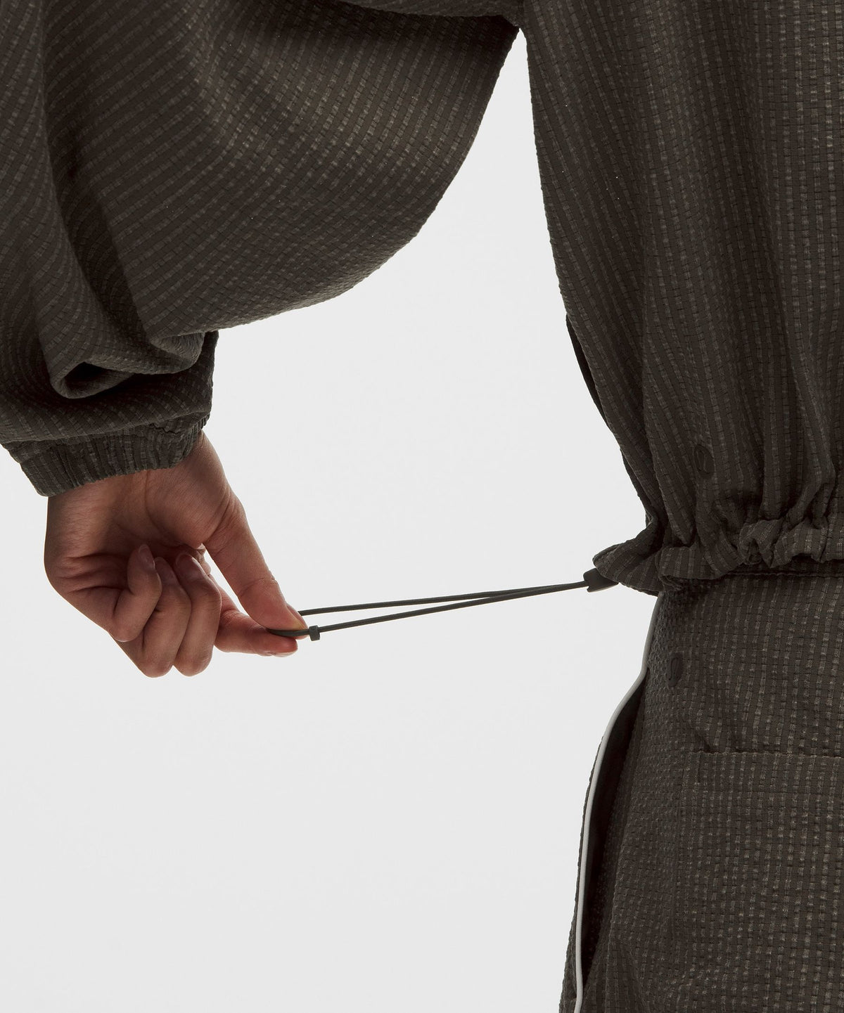 Seersucker WovenAir Funnel-Neck Half Zip