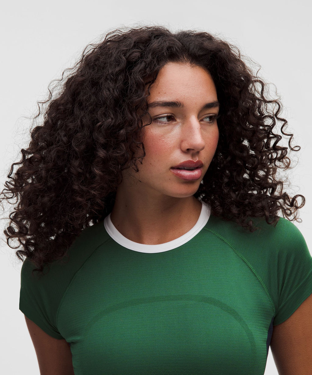 Swiftly Tech Short-Sleeve Shirt 2.0 Waist LengthColourblock