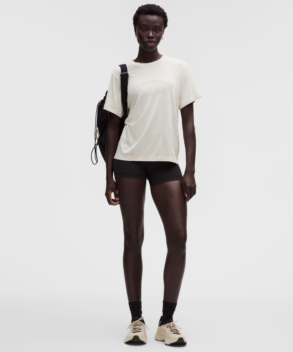 Swiftly Relaxed Short-Sleeve Shirt Hip LengthLogo
