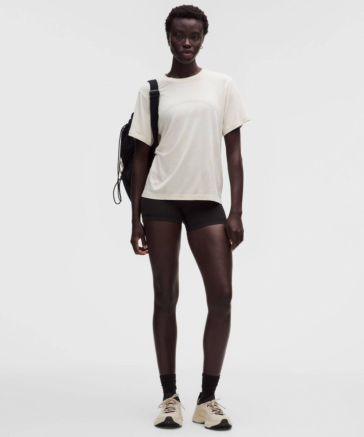 Swiftly Relaxed Short-Sleeve Shirt Hip LengthLogo