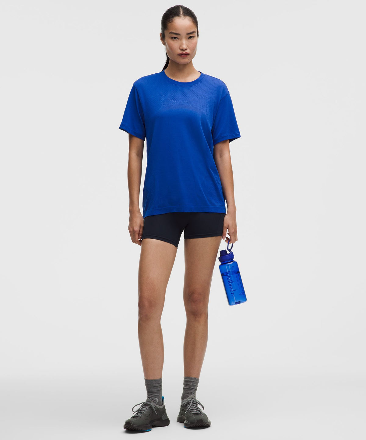 Swiftly Relaxed Short-Sleeve Shirt Hip LengthLogo