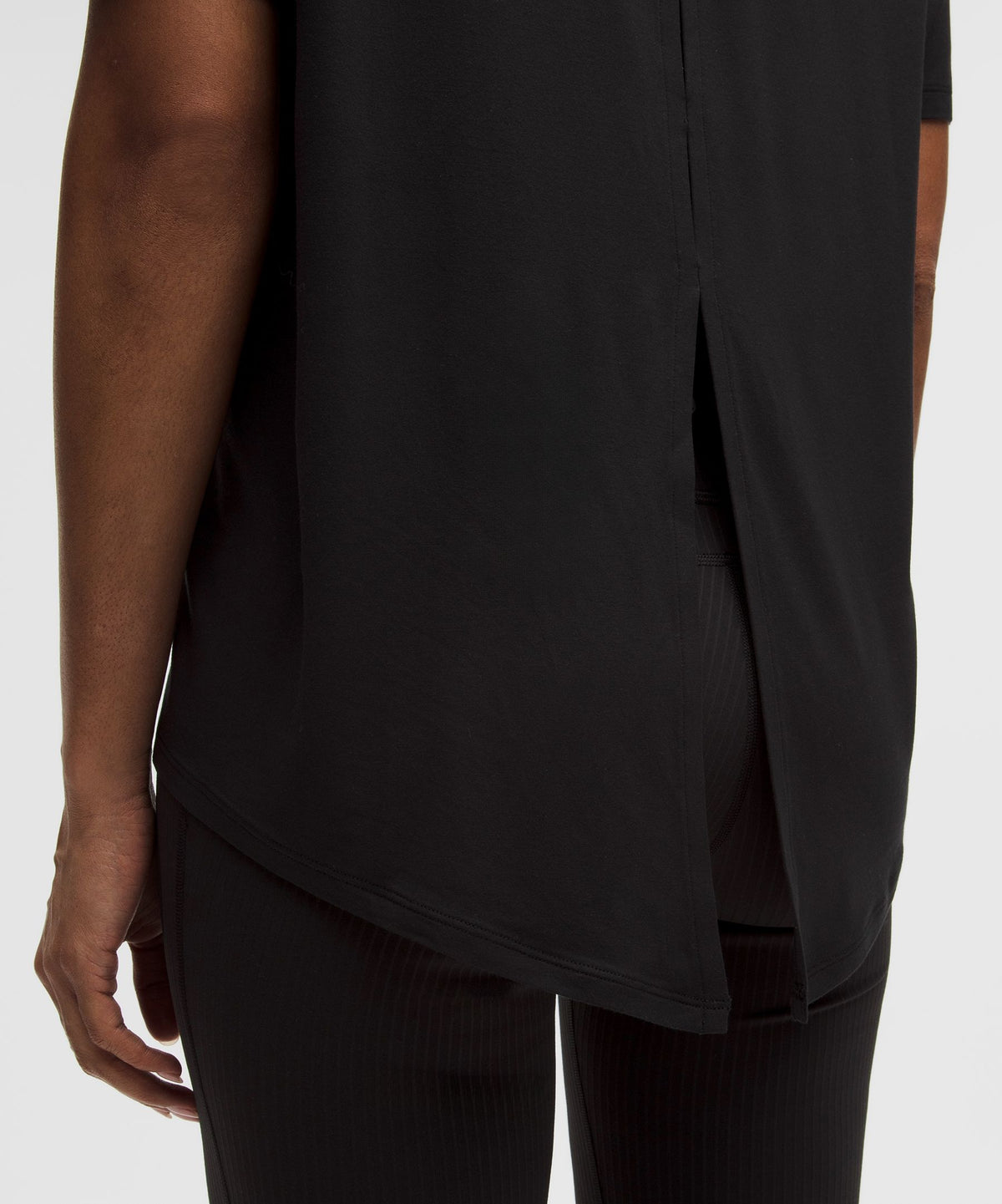 SilkyAppeal Tie-Back Short-Sleeve Shirt