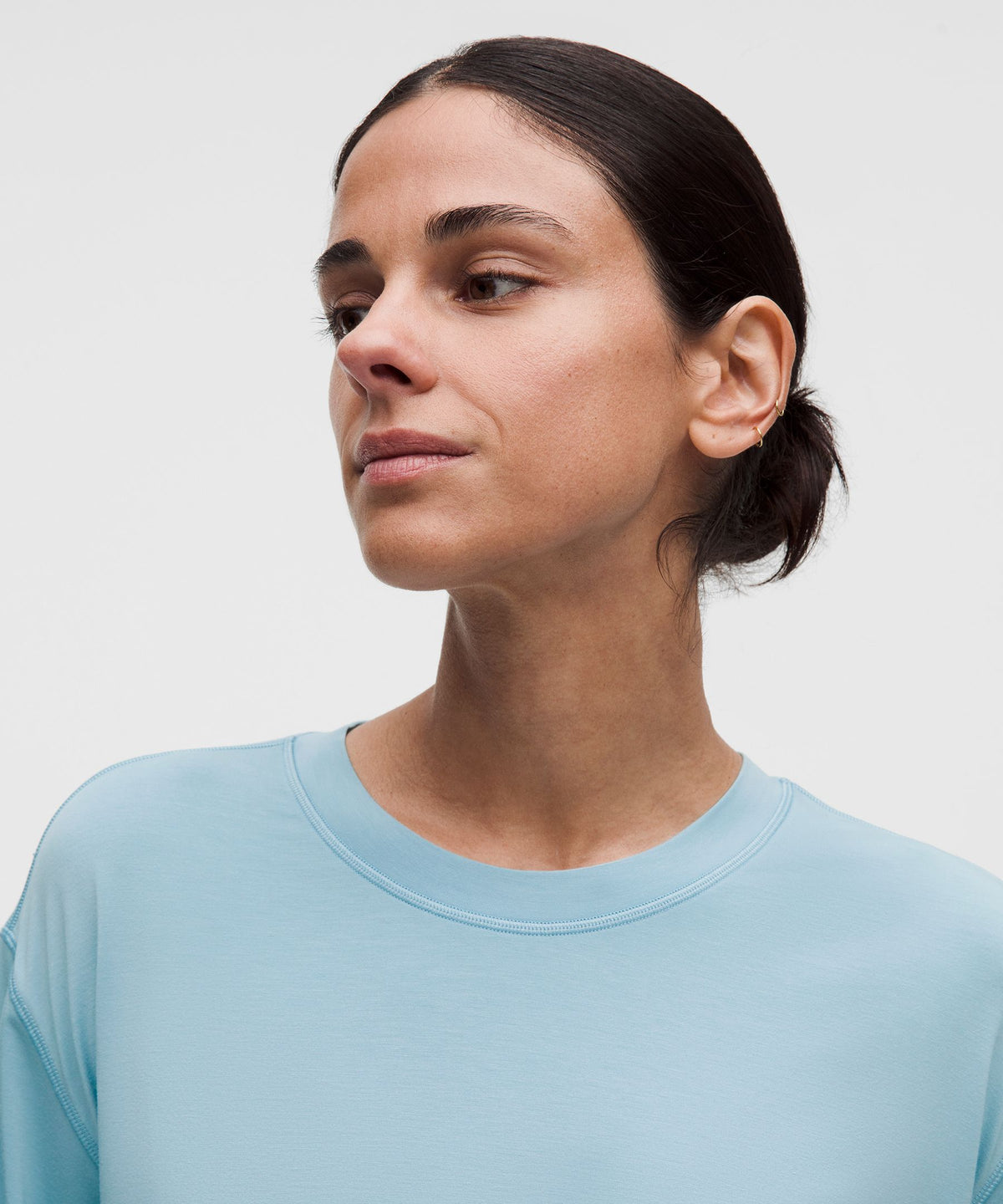 SilkyAppeal Tie-Back Short-Sleeve Shirt