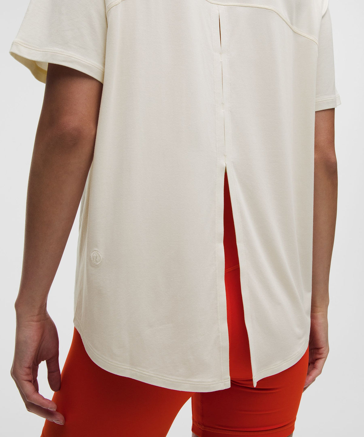 SilkyAppeal Tie-Back Short-Sleeve Shirt