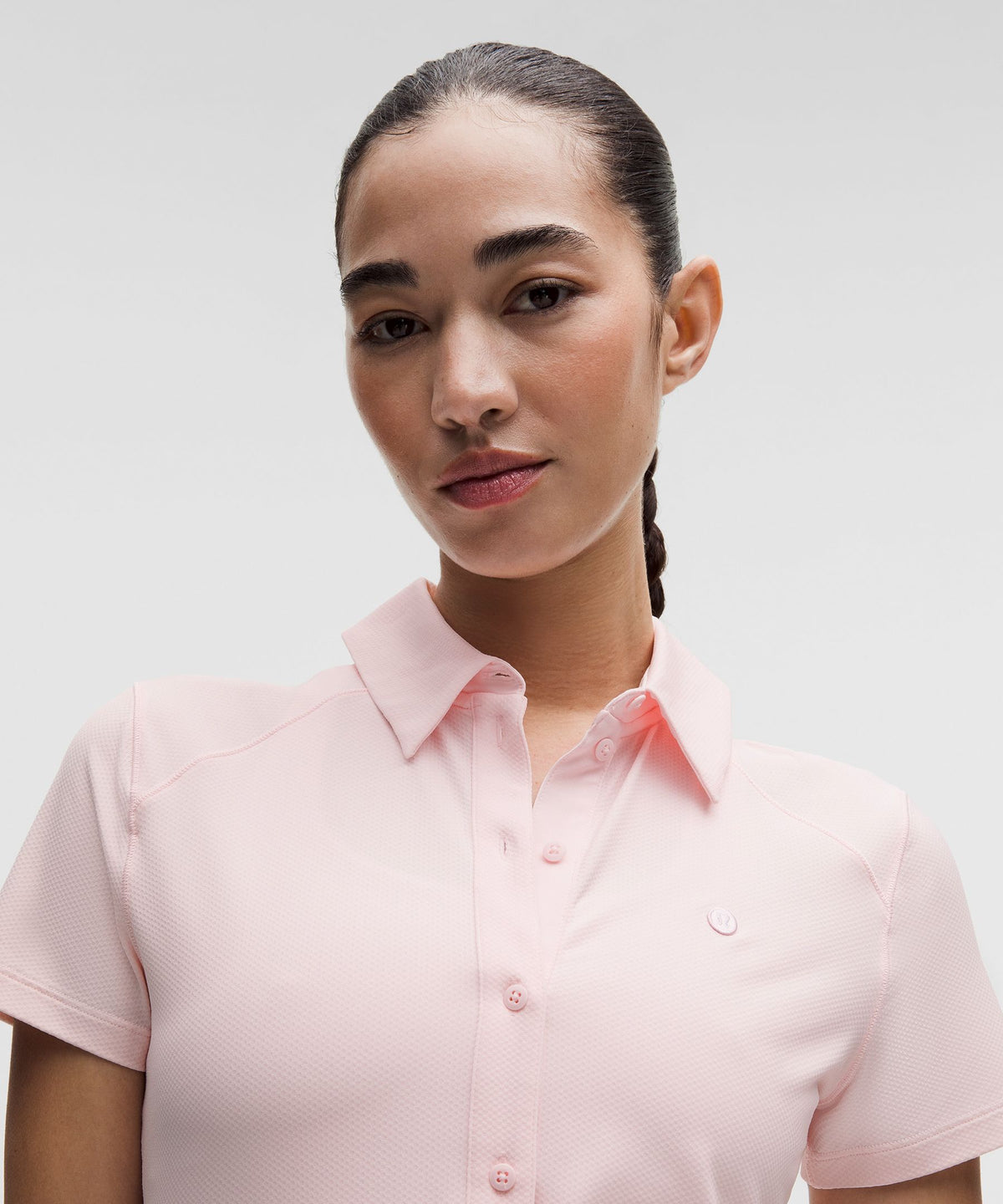 Quick-Dry Short-Sleeve Polo Shirt Straight HemLogo