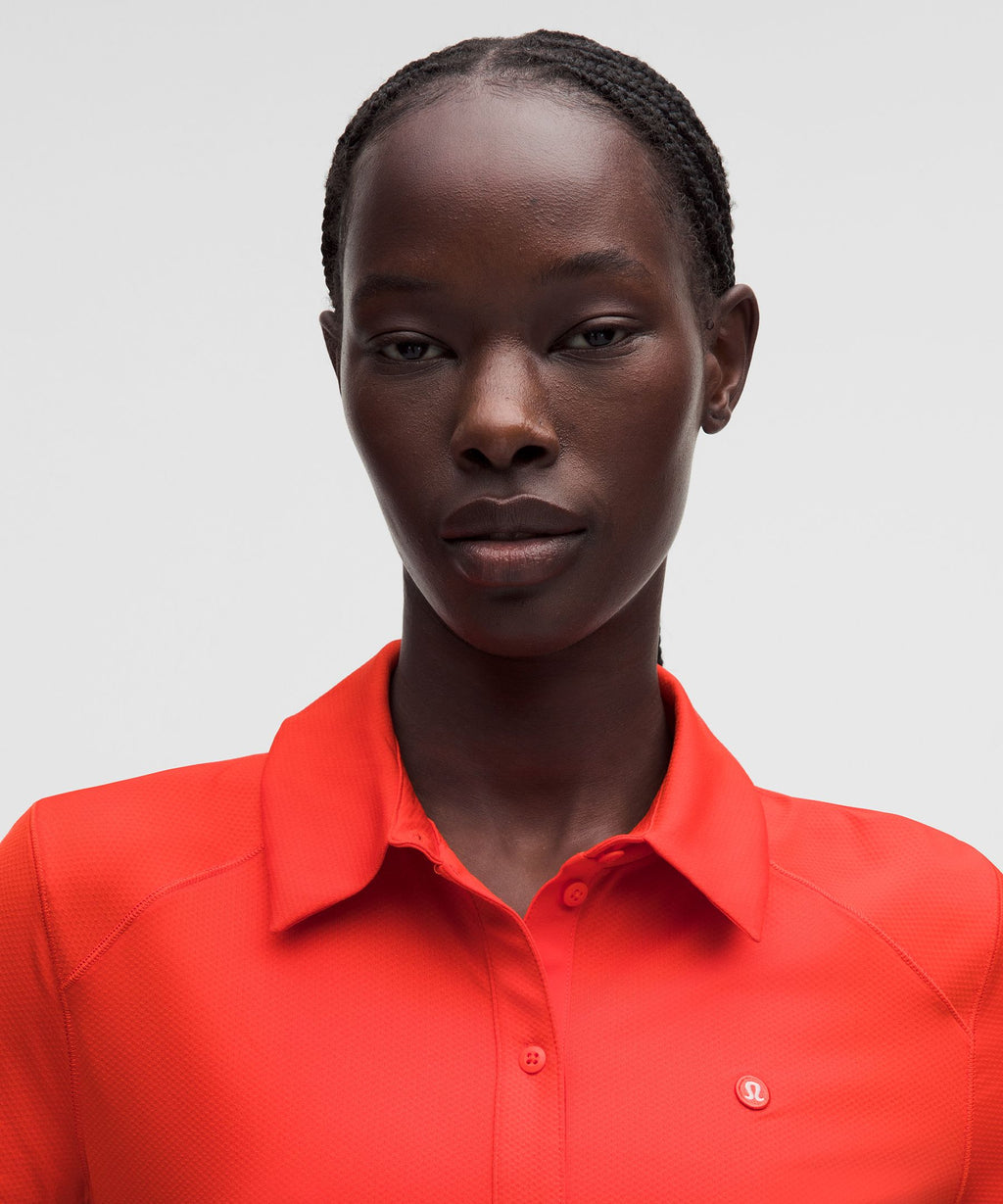 Quick-Dry Short-Sleeve Polo Shirt Straight HemLogo
