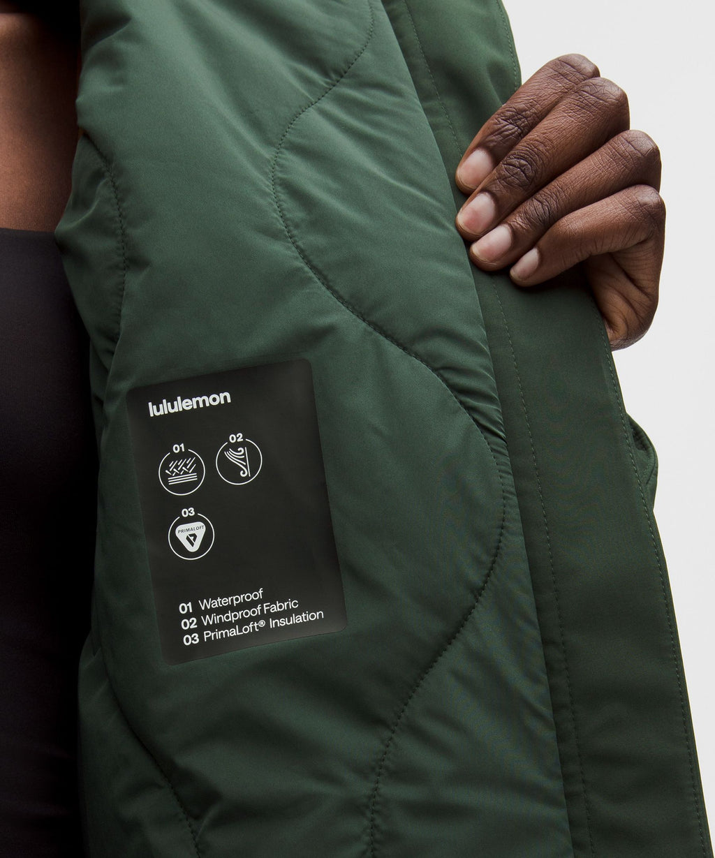Oversized Insulated Rain Coat