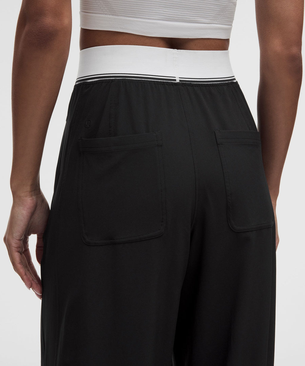 Swift High-Rise Wide-Leg PantLogo Waistband