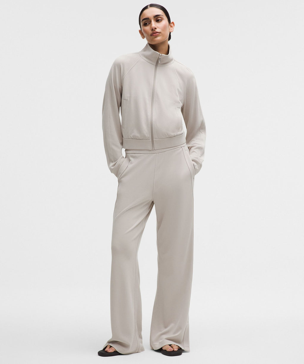 Softstreme High-Rise Wide-Leg Pique PantRegular