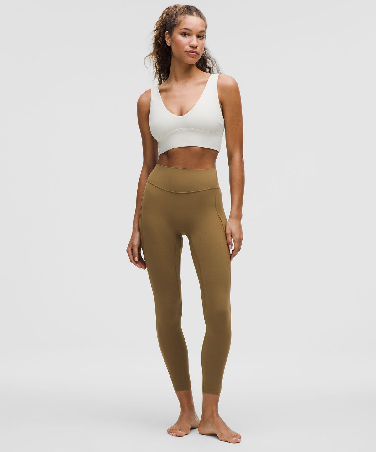 Nulu High-Rise Mesh-Panel Tight 25"