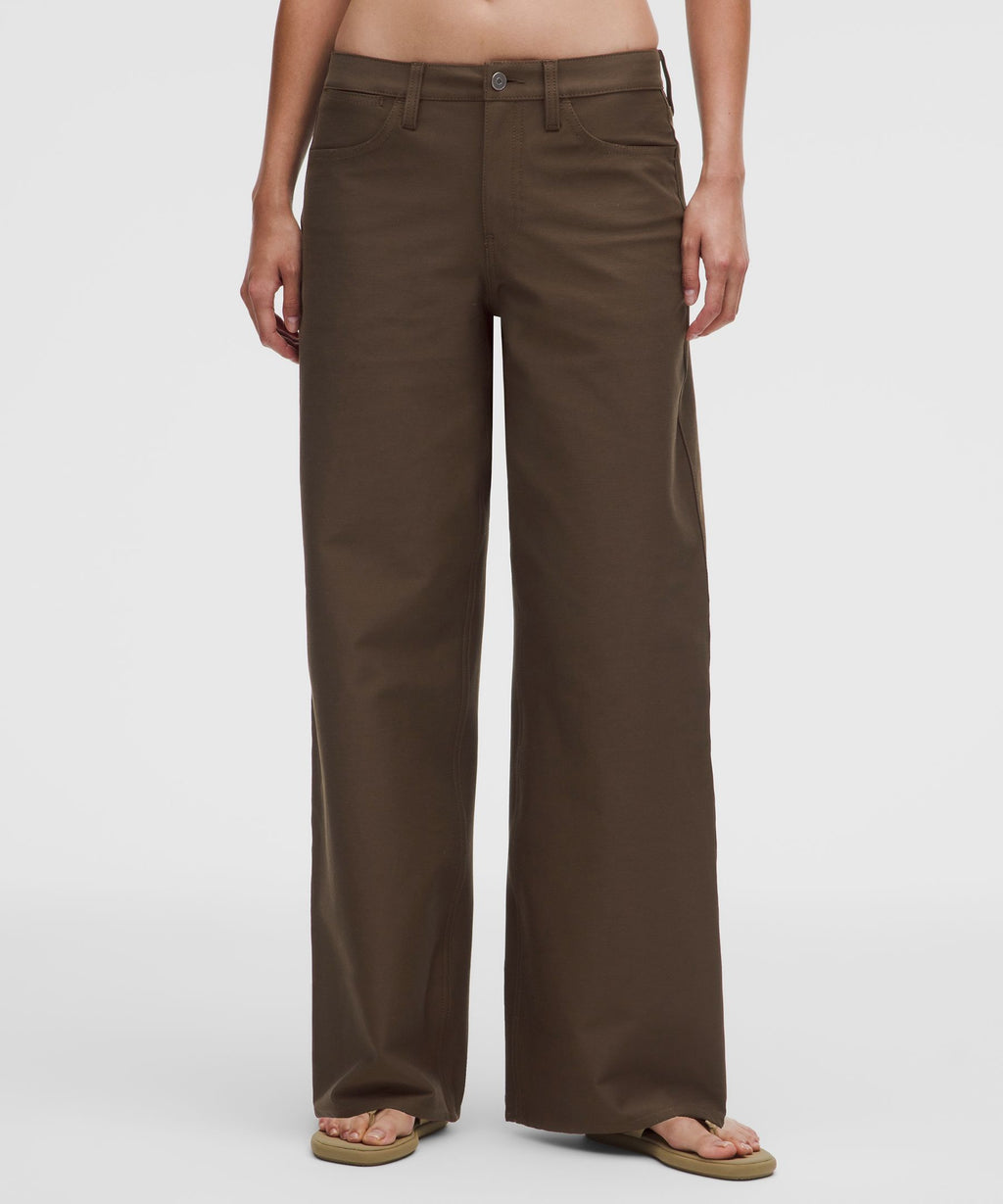 EasyFive Low-Rise Classic Wide-Leg PantShort