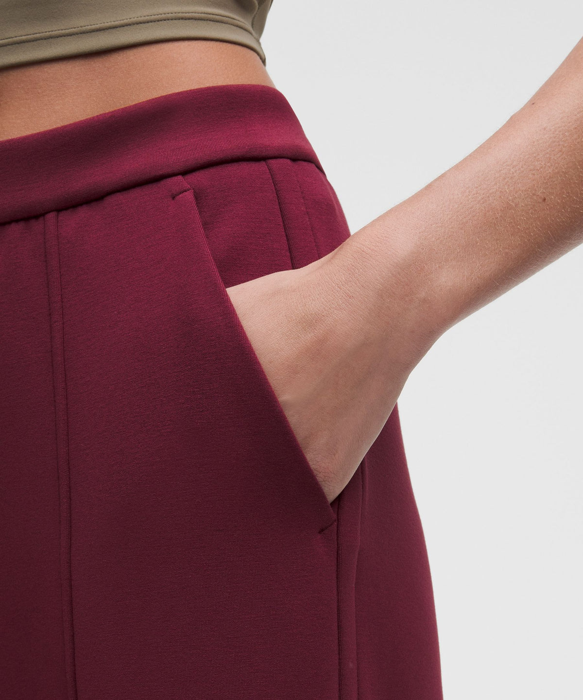Smooth Spacer High-Rise Wide-Leg PantRegular
