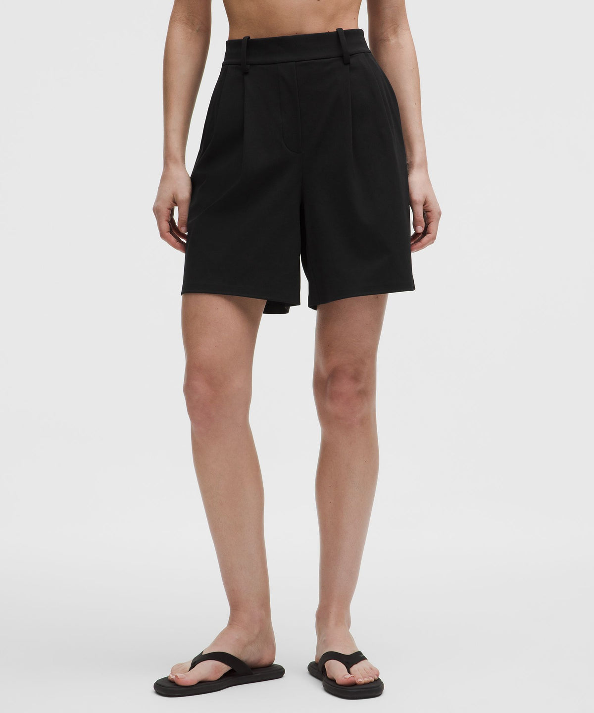 Daydrift Pleated High-Rise Short 7"