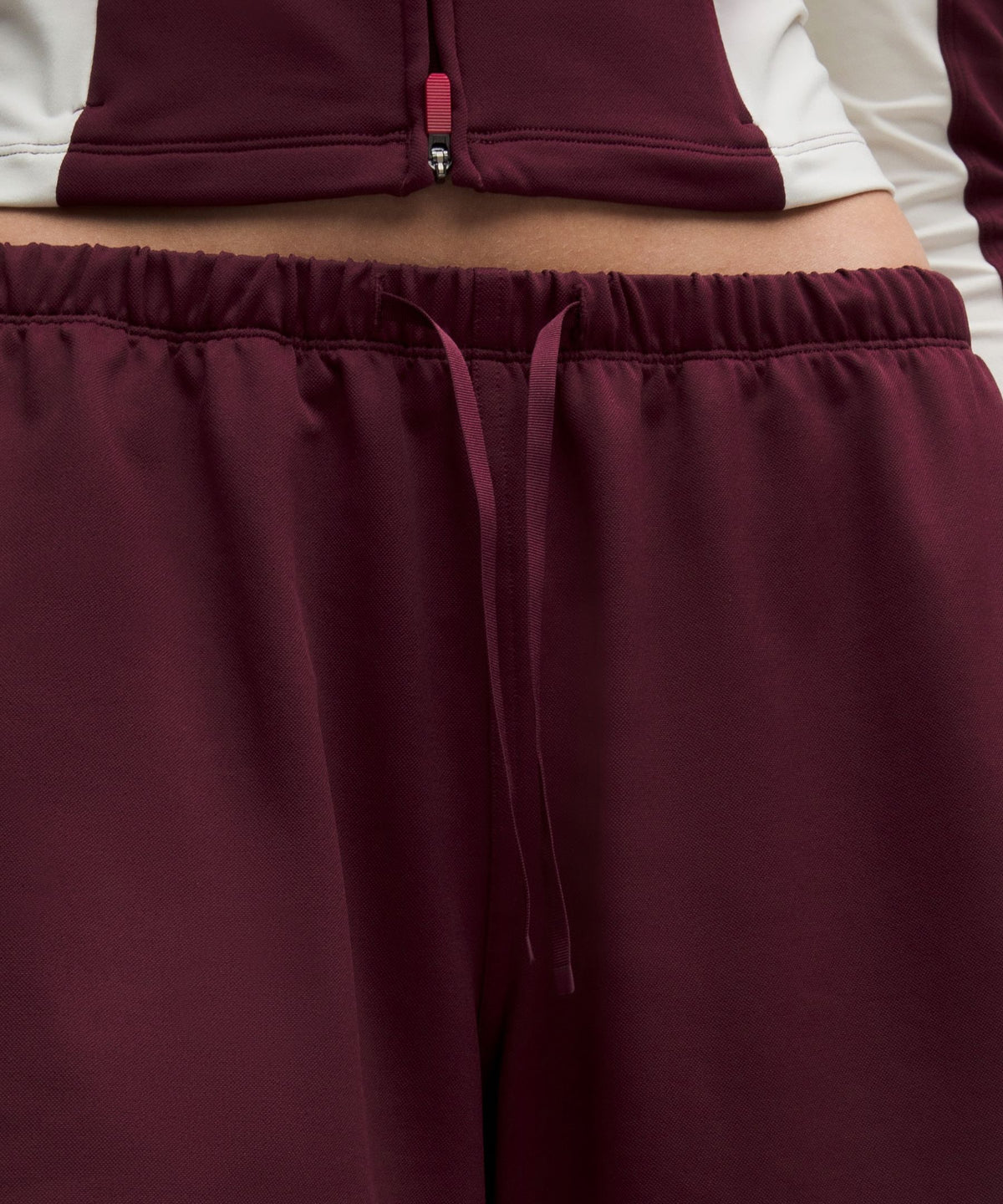 Striped Baggy Low-Rise Track Short 9.5"