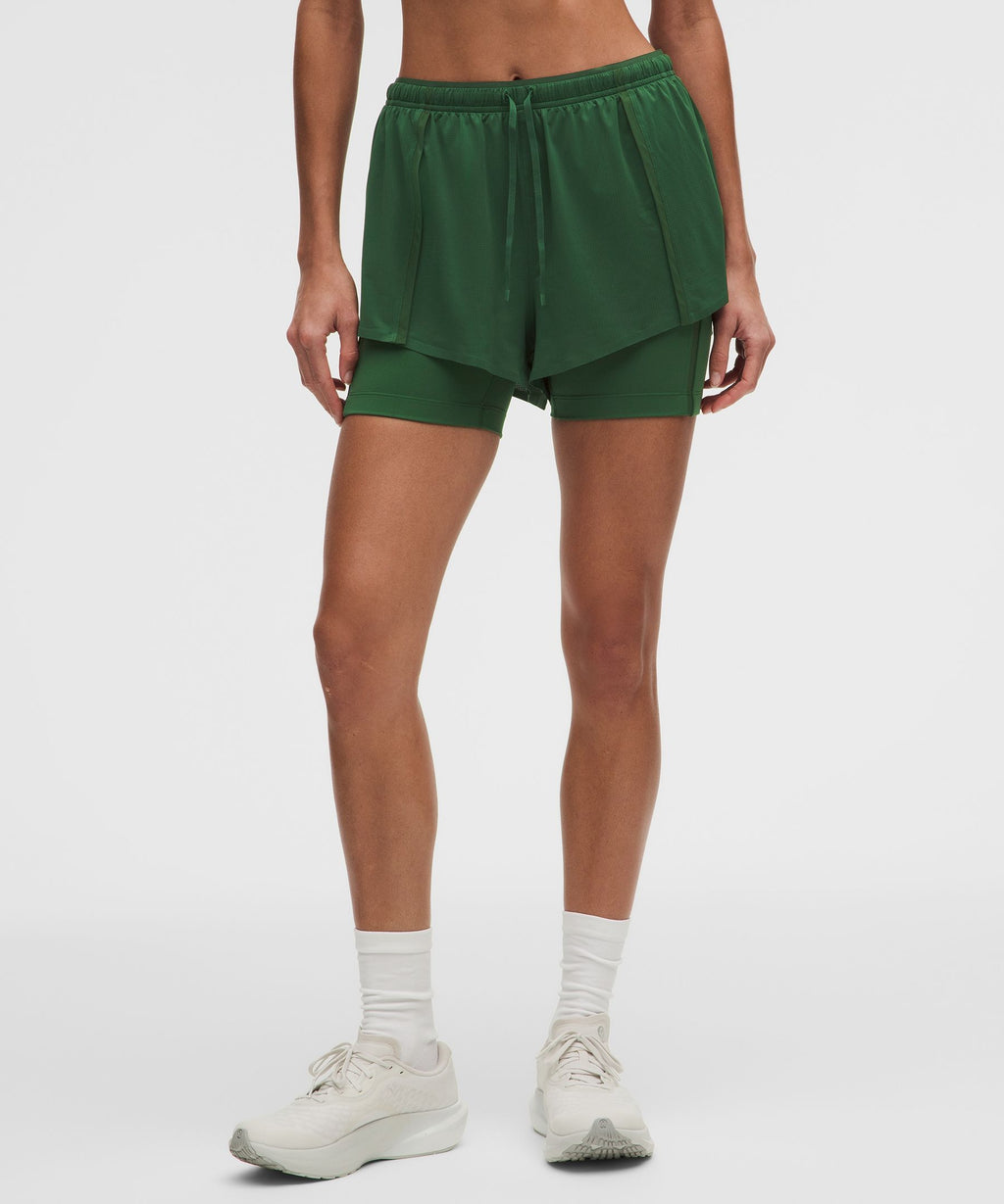 Lightweight 2-in-1 Running High-Rise Short