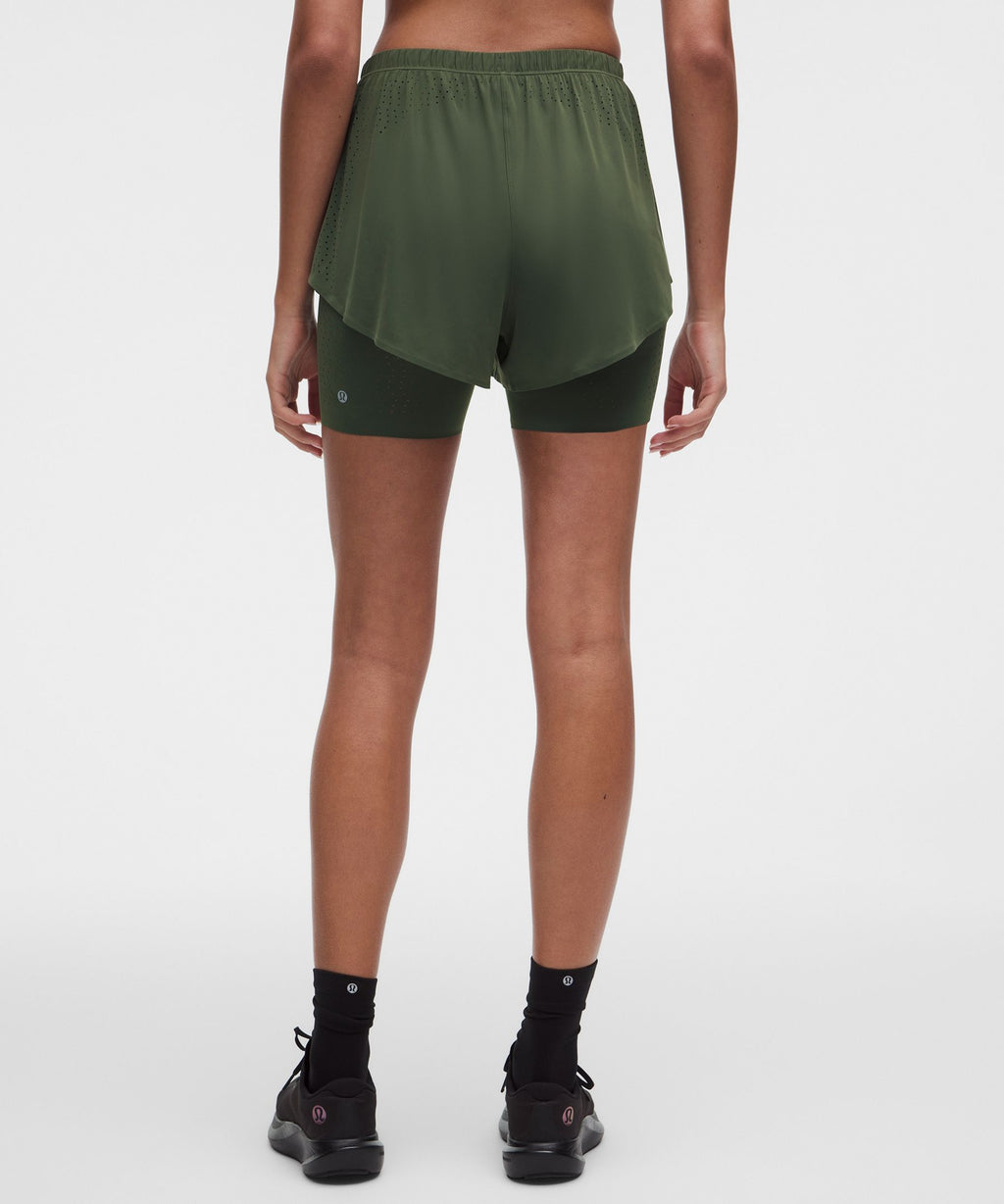 Sleek Perforated 2-in-1 High-Rise Short