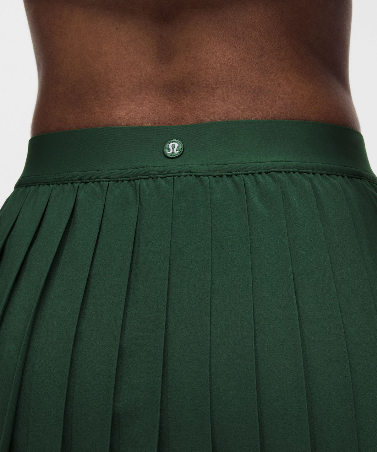 High-Rise Pleated Tennis SkirtLong