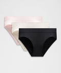 UnderEase Mid-Rise Bikini Underwear3 Pack